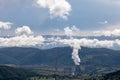 A thermoelectric plant Pljevlja near city of Pljevlja in Montenegro