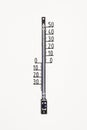 Thermometer with Celcius scale Royalty Free Stock Photo