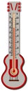 The thermometer celsius and fahrenheit scale