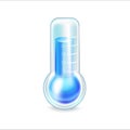 Thermometer cold concept