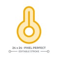 Thermometer duotone color ui icon