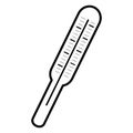 Thermometer healthcare ambulance icon