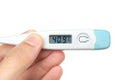 Thermometer with a high fever temperature