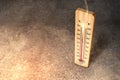 Thermometer with high temperature on the street with glowing sun background Royalty Free Stock Photo