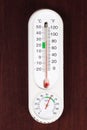 Thermometer hygrometer Royalty Free Stock Photo