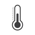 Thermometer icon, flat design vector illlustion eps10.