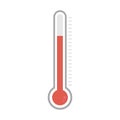 Thermometer icon , vector illustion flat design style. Royalty Free Stock Photo