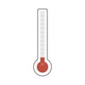 Thermometer icon, vector illustion flat design style.