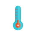 Thermometer icon vector isolated on white background, Thermometer sign , snowy cold winter symbols Royalty Free Stock Photo