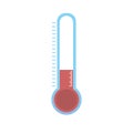 Thermometer icon, flat design vector illlustion eps10.