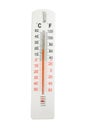 Thermometer, thermometer isolated on white. Vertical image Royalty Free Stock Photo