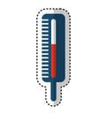 thermometer medical isolated icon Royalty Free Stock Photo