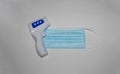 Thermometer Non-contact body temperature gauge LCD display Mask Medical protection against viruses