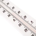 Thermometer scale closeup