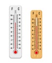 Thermometer set vector illustration.