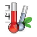 thermometers. Vector illustration decorative design Royalty Free Stock Photo