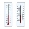 Thermometers Vector