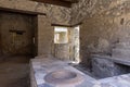 Thermopolium of Asellina, cook-shop in ruins of ancient city, Pompeii, Naples, Italy Royalty Free Stock Photo
