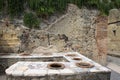 Thermopolium in Roman Herculaneum, Italy Royalty Free Stock Photo