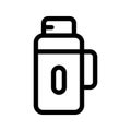 Thermos Icon Vector Symbol Design Illustration