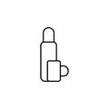 thermos line icon. Element of camping icon for mobile concept and web apps. Thin line thermos icon can be used for web and mobile