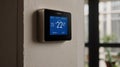 A thermostat that can be controlled remotely and learns user preferences.
