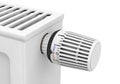 Thermostatic radiator valve Royalty Free Stock Photo