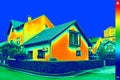 Thermovision image on House