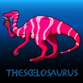 Thescelosaurus cute character dinosaurs