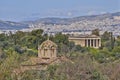 Theseion temple and holy Apostles church