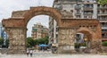 The Arch of Galerius, better known as the Kamara, Thessaloniki, Greece. It was built to ho Royalty Free Stock Photo