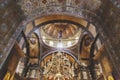 Interior view of the Byzantince chuch of Hagia Sophia or Agias Sofias in Thessaloniki, Greece