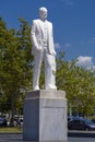 Marble statue of Konstantinos Karamanlis, a four-time Prime Minister and twice President of Greece