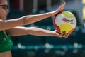 Hellenic championship Beach Volley Masters 2018 Royalty Free Stock Photo