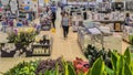 People with covid-19 masks shop in super market.