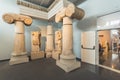 07.13.2022 Thessaloniki, Greece. One of the rooms in the Archaeological Museum of Thessaloniki containing a piece of