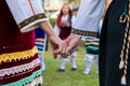 Group performing Greek folklore dance