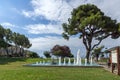 Amazing view of embankment of city of Thessaloniki, Central Macedonia, Greece Royalty Free Stock Photo