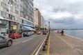 Amazing view of embankment of city of Thessaloniki, Central Macedonia, Greece Royalty Free Stock Photo