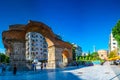 THESSALONIKI, GREECE, SEPTEMBER 8, 2017: Detail of Galerius arch in Thessaloniki Royalty Free Stock Photo