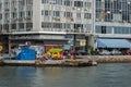 Panorama of embankment of city of Thessaloniki, Central Macedonia, Greece Royalty Free Stock Photo