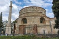 THESSALONIKI, GREECE - SEPTEMBER 30, 2017: Rotunda Roman Temple in the center of city of Thessaloniki, Central Macedonia
