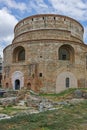 THESSALONIKI, GREECE - SEPTEMBER 30, 2017: Rotunda Roman Temple in the center of city of Thessaloniki, Central Macedonia