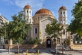 Metropolitan Church at the center of city of Thessaloniki, Greece