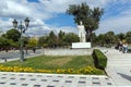 Statue of Eleftherios Venizelos in the center of city of Thessaloniki, Central Macedon