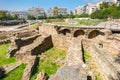 Thessaloniki Roman Forum. Macedonia, Greece Royalty Free Stock Photo