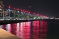 Thessaloniki`s new seaside. Colorful port.