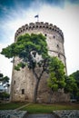 Thessaloniki white tower, Greece Royalty Free Stock Photo