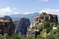 mountain in Thessaly, Greece, Meteora, monastery in the mountains