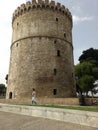 Thessolonika cente the white tower Greece